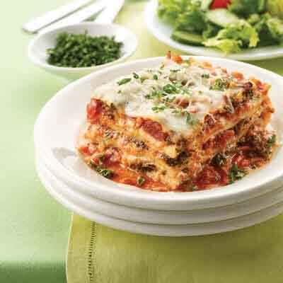 Vegetarian Four Cheese Lasagna