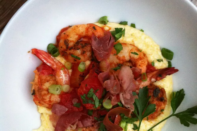 Shrimp and Grits by way of Spain