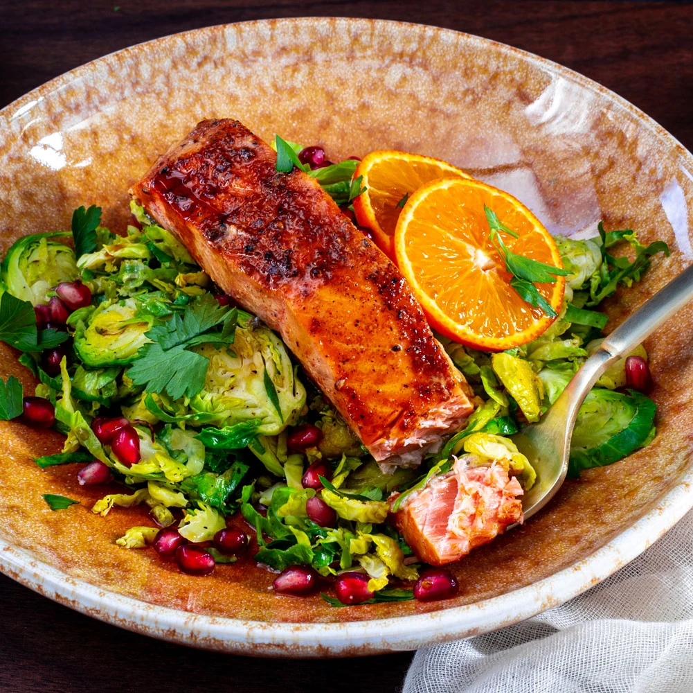 Grilled Salmon With Orange Glaze